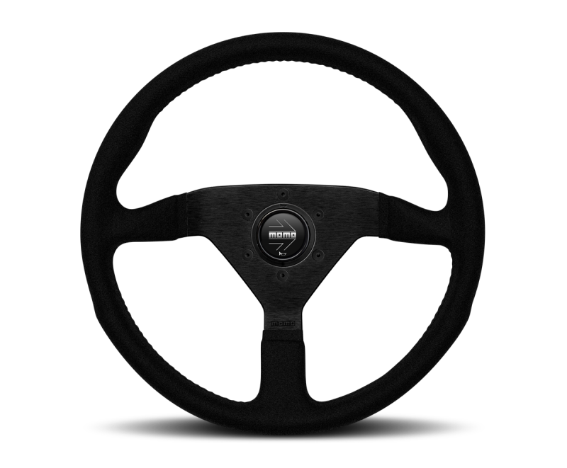 MOMO Monte Carlo Alcantara Steering Wheel, Blk/Blk, 350 mm product image