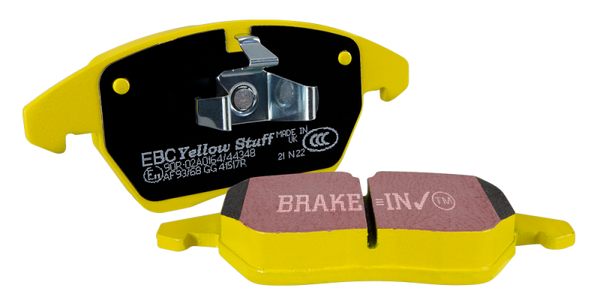 EBC GR Corolla Yellowstuff Brake Pads - Rear product image