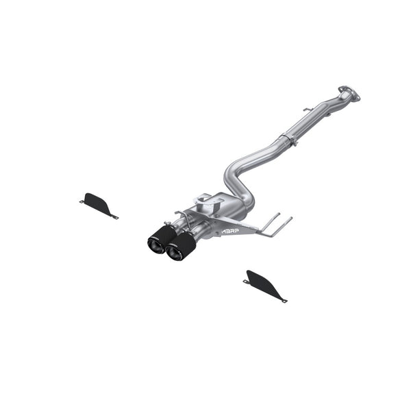 MBRP Toyota GR Corolla T304 SS 3in Cat-Back Dual Center Rear Exit Exhaust product image