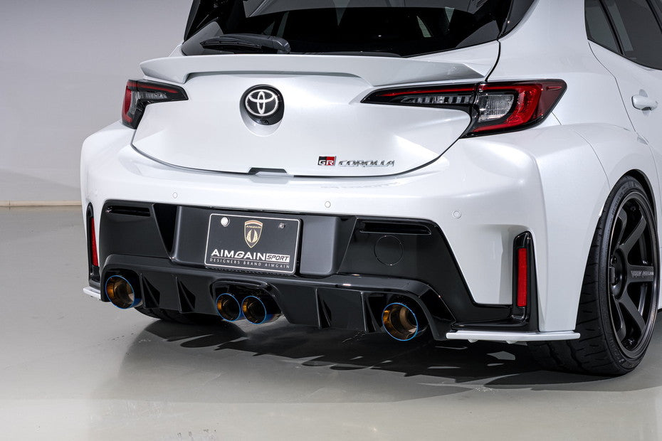 AIMGAIN SPORT GR Corolla rear diffuser — detail