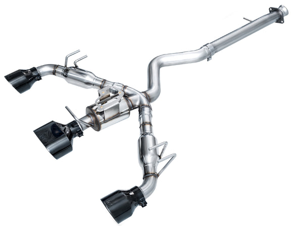 AWE Tuning GR Corolla Exhaust - Diamond Black Tips product image