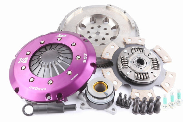 XClutch GR Corolla Clutch Kit Inc Flywheel + HRB; Stage 2R Single Ceramic Race Disc product image